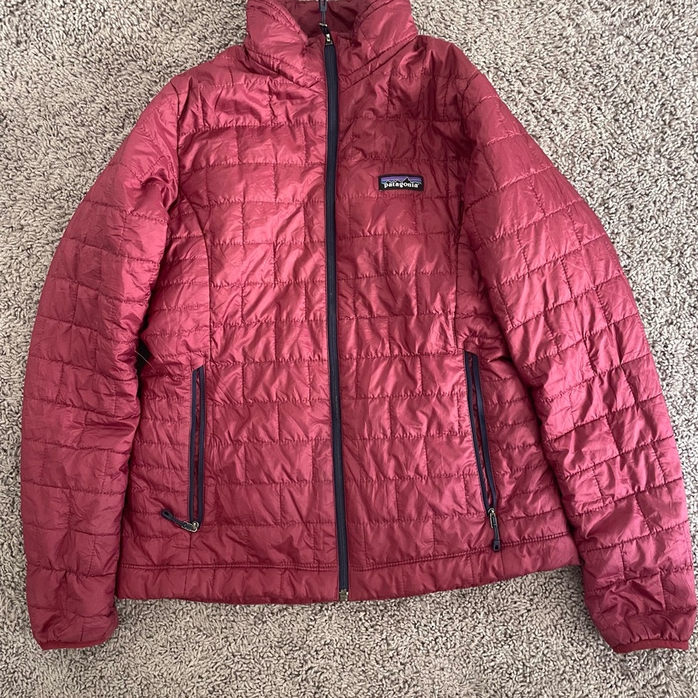 Patagonia Burgundy Nano Puff Jacket S